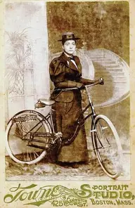 Annie Londonderry in 1896