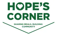 Hope's Corner logo - green text