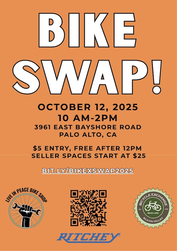 Bike Swap Meet save the date flyer